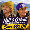 Neff & O’Neill Beanies and Hats - Save 60% Off in Fullerton, Orange County & Los Angeles | Motorhelmets