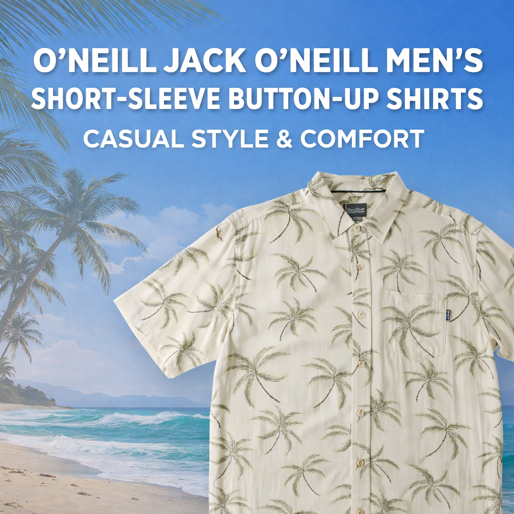 O'Neill Jack O'Neill Men’s Short-Sleeve Button-Up Shirts - Casual Style & Comfort | Available Now in Fullerton, Orange County & Los Angeles