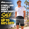 O’Neill and Oakley Men’s Hybrid Shorts Sale - Up to 60% Off in Fullerton, Orange County & Los Angeles | Motorhelmets