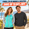 O’Neill Zip-Up Hoodies & Sweaters - Save Up to 60% Off in Fullerton, Orange County & Los Angeles | Motorhelmets