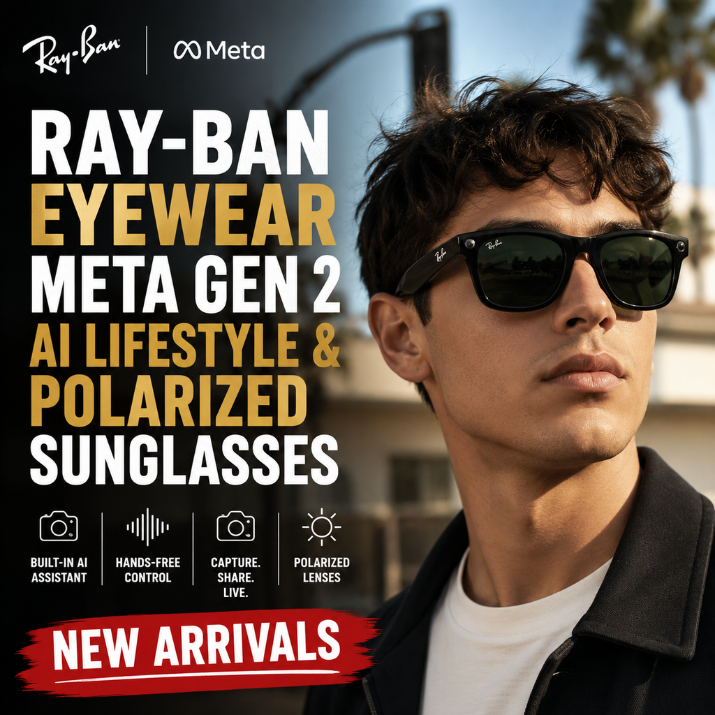 Ray-Ban Eyewear Meta Gen 2 AI Lifestyle & Polarized Sunglasses On Sale in Fullerton, Orange County & Los Angeles | In-Store Pick-Up Available