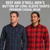 Reef and O’Neill Men’s Button Up Long-Sleeve Shirts - Premium Casual Wear | Available Now in Fullerton, Orange County & Los Angeles