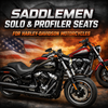 Saddlemen Solo & Profiler Seats for Harley-Davidson Motorcycles | Available Now in Fullerton, Orange County & Los Angeles