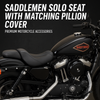 Saddlemen Solo Seat with Matching Pillion Cover – Premium Harley Davidson Motorcycle Accessories - Available Now in Fullerton, Orange County & Los Angeles