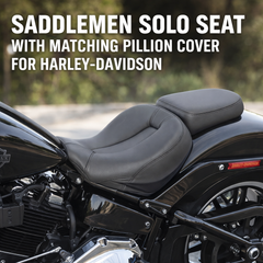Saddlemen Solo Seat with Matching Pillion Cover for Harley-Davidson | Available Now in Fullerton, Orange County & Los Angeles