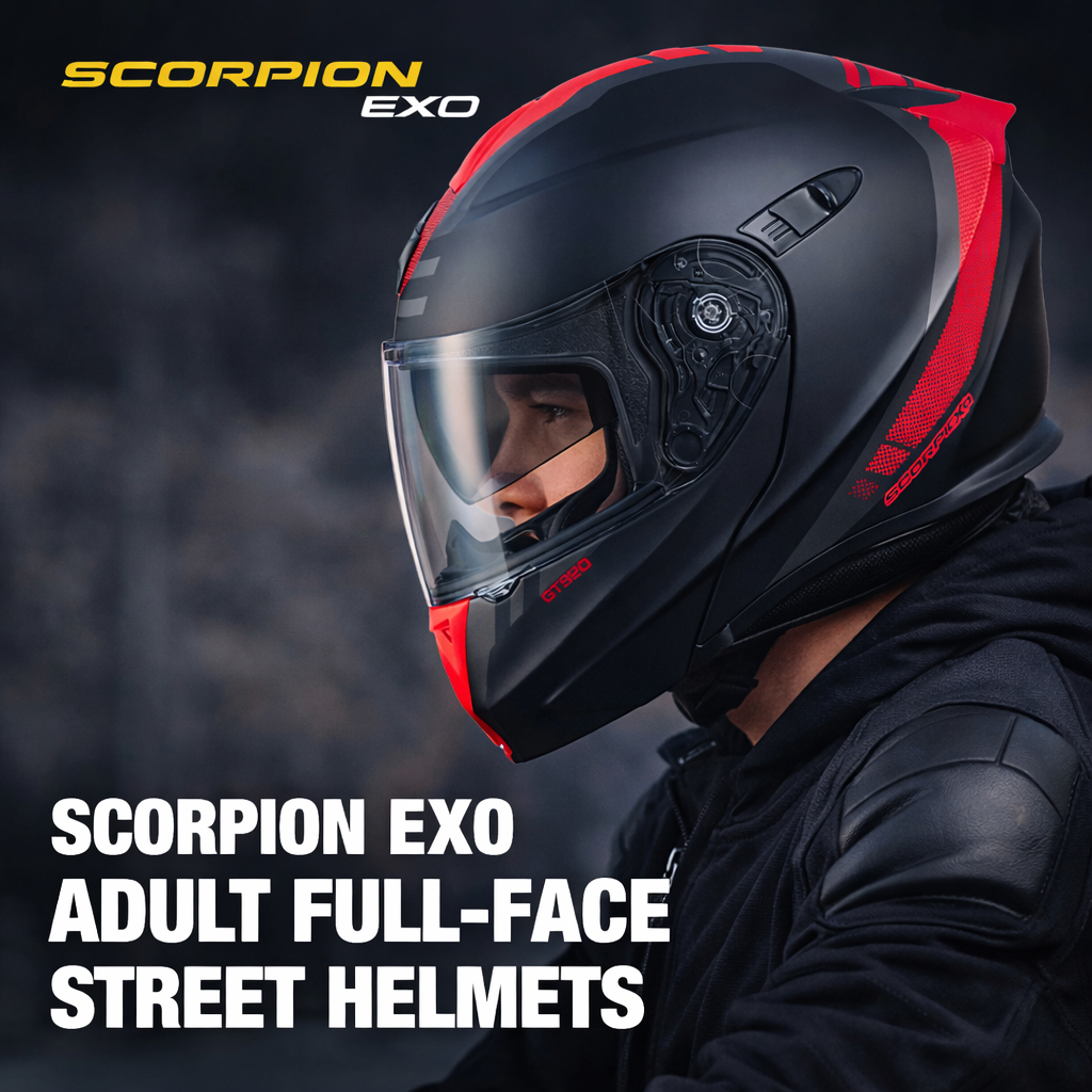 Scorpion EXO Adult Full-Face Street Helmets | Available Now in Fullerton, Orange County & Los Angeles