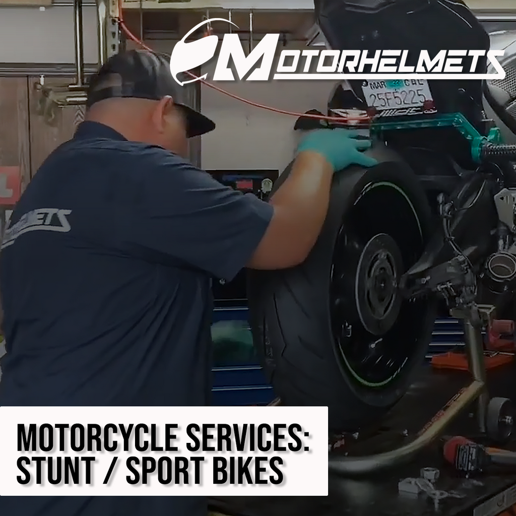 Motorcycle Service Work Stunt Motorcycle Service Work at Motorhelmets Anaheim, Santa Ana OC/LA ...
