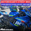 Suzuki Motorcycle Repair Chain Service (Clean, Adjust, and Lube) Orange County Los Angeles California / Motorhelmets