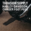 Thrashin Supply Floorboards & Militant Pegs - Premium Harley-Davidson Cruiser Footpegs | Available Now in Fullerton, Orange County & Los Angeles