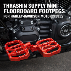 Thrashin Supply Mini Floorboard Footpegs for Harley-Davidson Motorcycles | Available Now in Fullerton, Orange County & Los Angeles