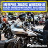 Available for Store Pickup - Enhance Your Ride with Memphis Shades Windshield Harley Davidson Motorcycle Accessories Fullerton CA Orange County / Los Angeles