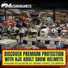 Available for Store Pickup - Discover Premium Protection with HJC Adult Snow Winter Sport Helmets in Fullerton, CA Orange County / Los Angeles