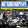 Available for Store Pickup - Winter Adventures Start with GMAX Adult and Youth Snow Helmets in Fullerton CA Orange County / Los Angeles