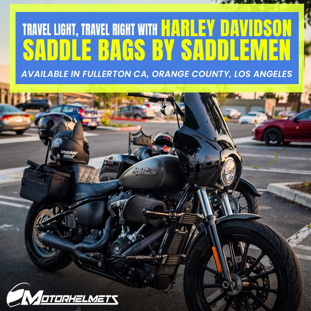 Available for Store Pickup - Travel Light, Travel Right with Harley Davidson Saddle Bags by Saddlemen in Fullerton CA Orange County / Los Angeles