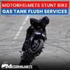 Honda Motorcycle Repair Stunt Bike Gas Tank Flush Services Fullerton Orange County Los Angeles California / Motorhelmets