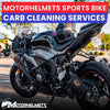 Ducati Motorcycle Repair Carb Cleaning Services for Street Bikes in Fullerton Orange County Los Angeles California / Motorhelmets