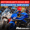 Honda Motorcycle Repair Diagnostic Services for Road Bikes Fullerton Orange County Los Angeles California / Motorhelmets