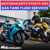 Ducati Motorcycle Repair Gas Tank Flush Services for Street Bikes Fullerton Orange County Los Angeles California / Motorhelmets