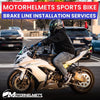 Triumph Motorcycle Repair Brake Line Installation Services for Street Bikes Fullerton Orange County Los Angeles California / Motorhelmets