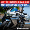 Honda Motorcycle Repair Minor Service Special for Road Bikes in Fullerton Orange County Los Angeles California / Motorhelmets