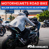 Honda Motorcycle Repair Major Service with Valve Adjustment for Road Bikes in Fullerton Orange County Los Angeles California / Motorhelmets