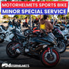 Triumph Motorcycle Repair Minor Service Special for Street Bikes Fullerton Orange County Los Angeles California / Motorhelmets