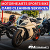 Ducati Motorcycle Repair Carb Cleaning Services for Street Bikes Fullerton Orange County Los Angeles California / Motorhelmets