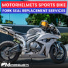 Ducati Motorcycle Repair Fork Seal Replacement Services for Street Bikes Fullerton Orange County Los Angeles California / Motorhelmets