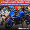 Yamaha Motorcycle Repair Front & Rear Brake Pad Replacement Service for Street Bikes Fullerton Orange County Los Angeles California / Motorhelmets