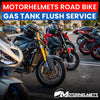 Honda Motorcycle Repair Gas Tank Flush Service in Fullerton Orange County Los Angeles California / Motorhelmets