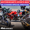 Ducati Motorcycle Repair Oil Change Special Services for Street Bikes in Fullerton Orange County Los Angeles California / Motorhelmets