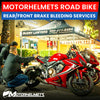 Honda Motorcycle Rear/Front Brake Bleeding Services for Road Bikes Fullerton Orange County Los Angeles California / Motorhelmets