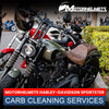Motorcycle Repair Carb Cleaning Service for Harley-Davidson Sportster Fullerton Orange County Los Angeles California / Motorhelmets