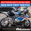 BMW Motorcycle Repair New Bike First Service for Your Road Bikes Fullerton Orange County Los Angeles California / Motorhelmets