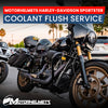 Motorcycle Repair Coolant Flush Service for Harley Davidson Sportster Fullerton Orange County Los Angeles California / Motorhelmets