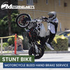 Motorcycle Repair Stunt Bike Hand Brake Bleed Services Fullerton Orange County Los Angeles California / Motorhelmets