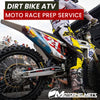 Motorcycle Repair Dirt Bike Moto and ATV Race Prep Service Fullerton Orange County Los Angeles California / Motorhelmets