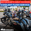 Harley Davidson Motorcycle Repair Coolant Flush Service in Fullerton Orange County Los Angeles California / Motorhelmets