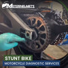 Motorcycle Repair Stunt Bike Diagnostic Services Fullerton Orange County Los Angeles California / Motorhelmets