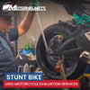 Motorcycle Repair Used Stunt Bike Evaluation Services Fullerton Orange County Los Angeles California / Motorhelmets