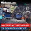 Motorcycle Repair Dirt Bike Motocross Tire Changes Service Fullerton Orange County Los Angeles California / Motorhelmets