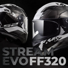 LS2 Helmets 2018 | Stream EVO FF320 Motorcycle Street Collection