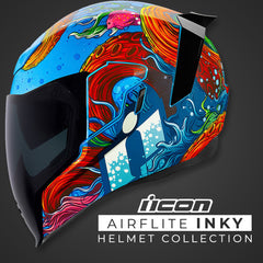 Icon Spring 2019 | Airflite Inky Motorcycle Street Helmet Collection