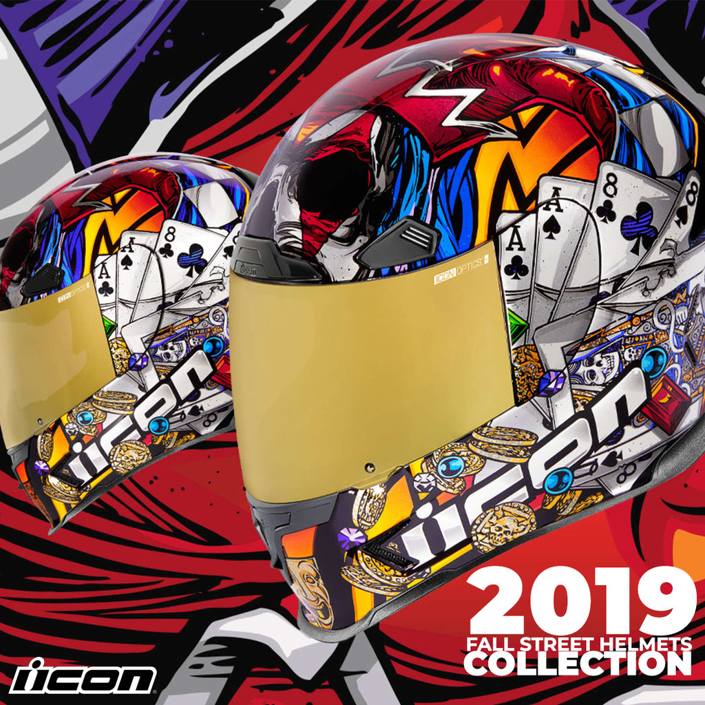 Street Racing Helmets Icon Street Racing Fall 2019 Motorcycle Streetbike Helmets Collection ...