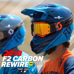 Fly Racing MX 2018 | F2 Carbon Rewire MIPS Off-Road Motorcycle Helmets