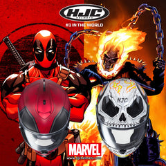 HJC Introduces the IS-17 Deadpool and FG-17 Ghost Rider Street Helmets
