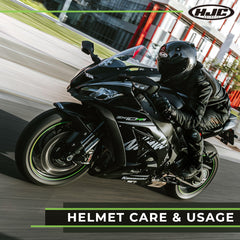 HJC Motorcycle Helmet Care and Usage