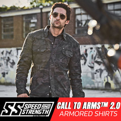 Speed & Strength Motorcycle Gear | Introducing The Call To Arms Armored Shirt Street Apparel
