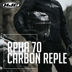 HJC Motorcycle Street Helmet 2020 | RPHA 70 Series Carbon Reple