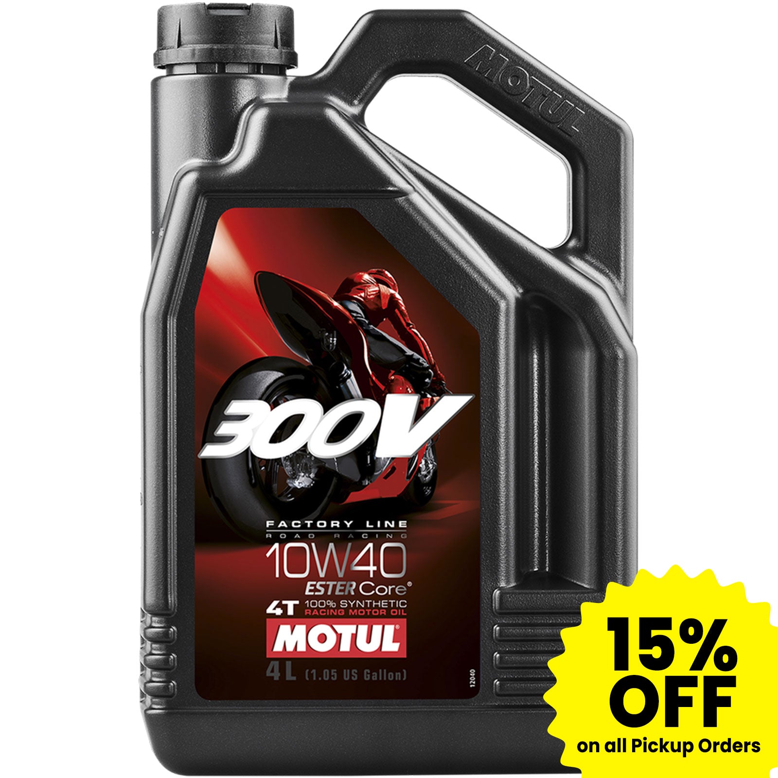 Motul 300V 10W-40 4T Factory Line Road Gallon Bottle-104121